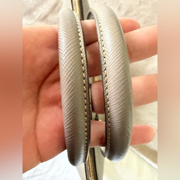 PRADA MEDIUM SAFFIANS LEATHER PRADA MATINEE BAG- Toupe color - Picture 4 of 13